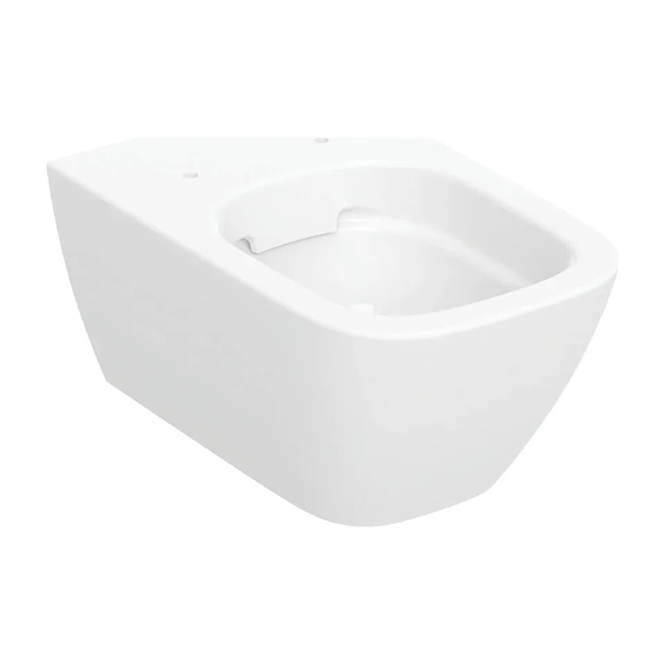 Konzolna wc šolja Geberit Smyle Square bela 54 cm, Rimfree
