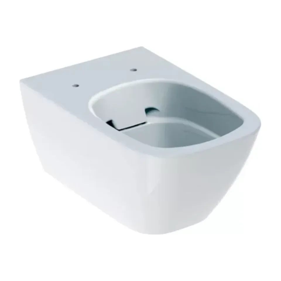 Konzolna wc šolja Geberit Smyle Square bela Rimfree