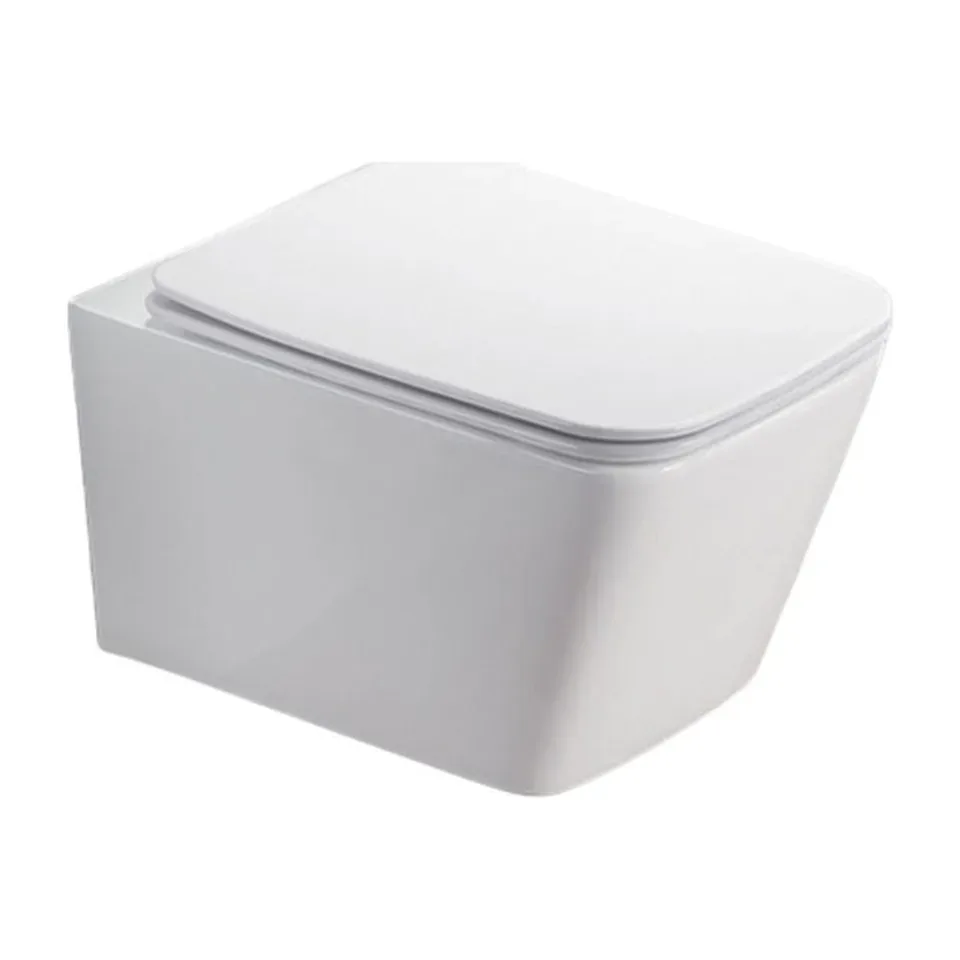 Konzolna wc šolja Minotti Piano bela rimless sa daskom