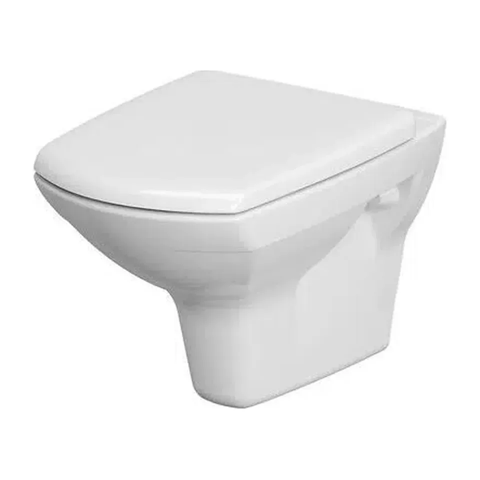 Konzolna wc šolja sa daskom Cersanit Carina bela rimless sa ss daskom