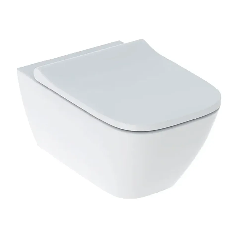 Konzolna wc šolja sa daskom Geberit Smyle Square 00 bela rimfree