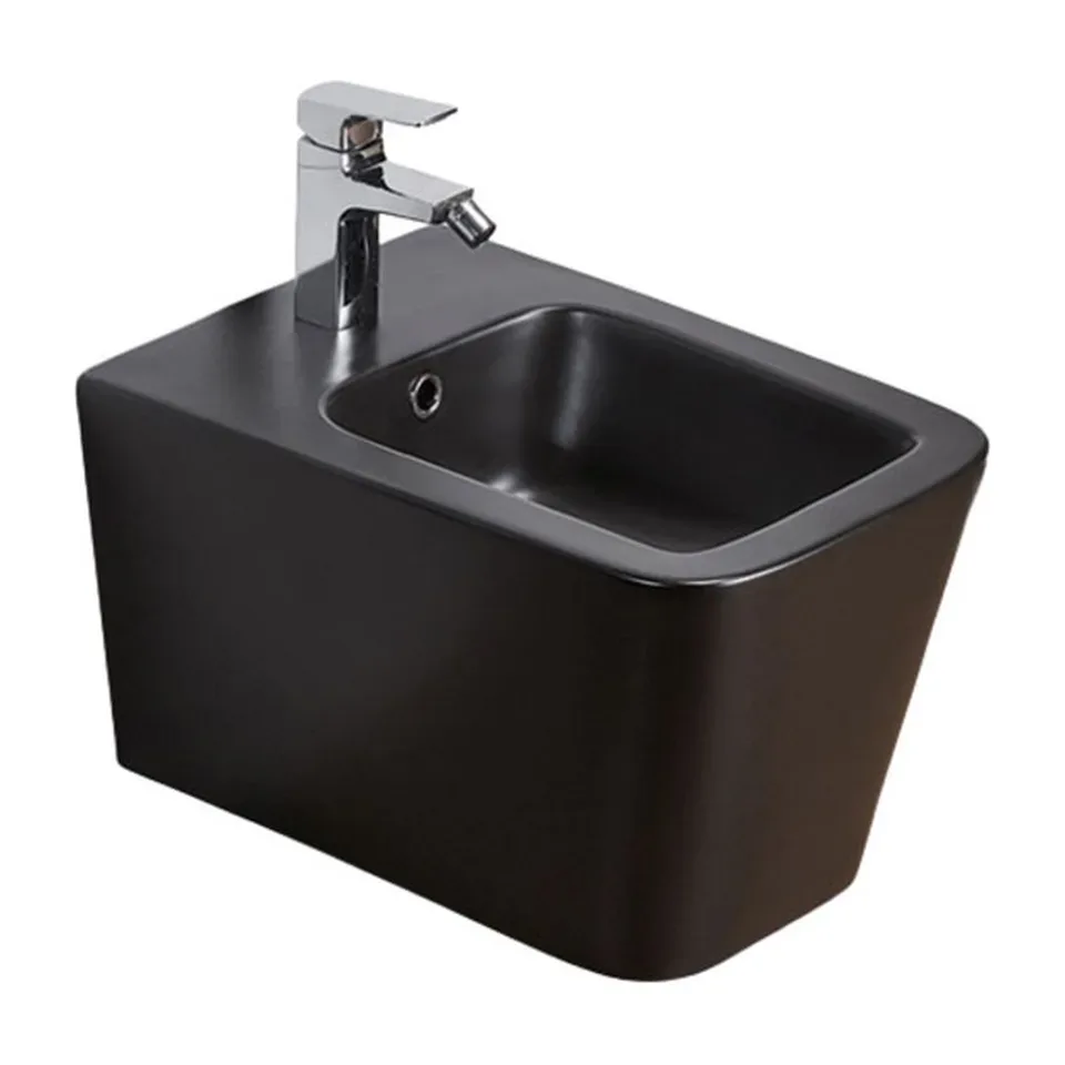 Konzolni bide Minotti Piano crna mat rimless