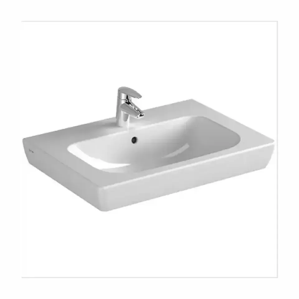 Konzolni lavabo Vitra S20 bela 65x46 cm