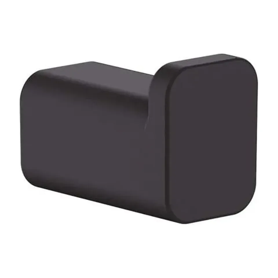 Kuka za peškir Hansgrohe AddStoris 670 crni mat
