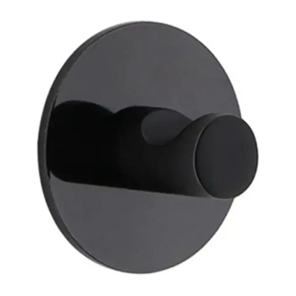 Kukica za kupatilo Tendance Alloy crna prečnik 4,3 cm