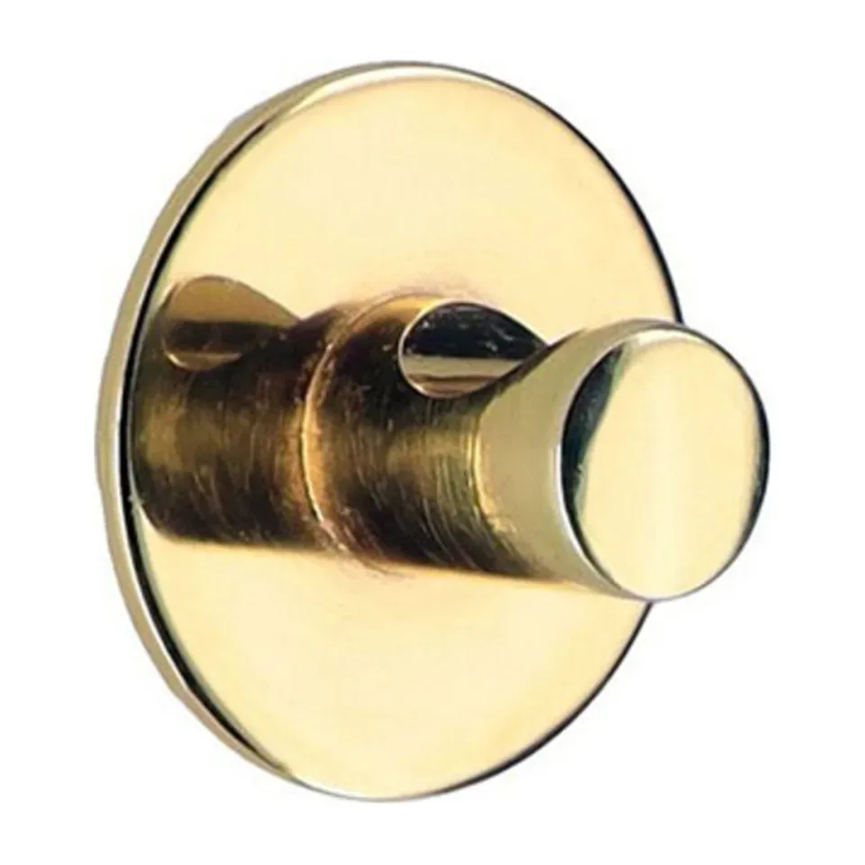 Kukica za kupatilo Tendance Alloy zlatna prečnik 4,3 cm