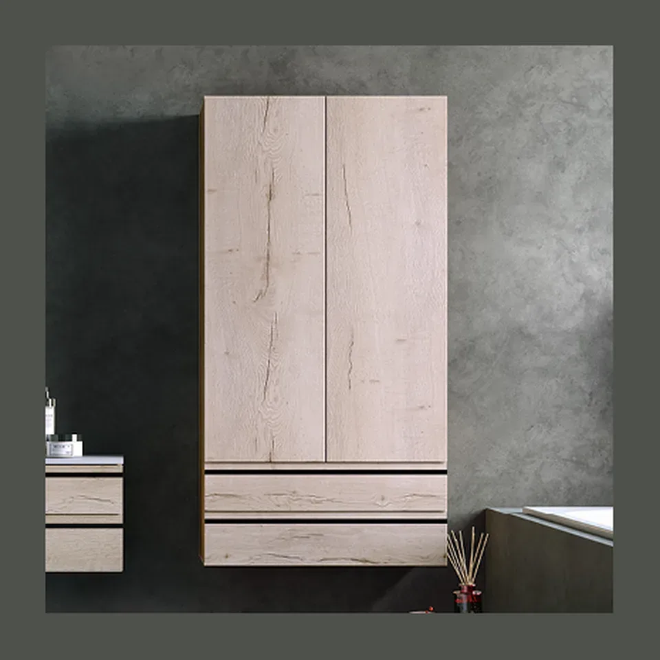 Kupatilska vertikala Kolpa San Alexis craft wood 750 x 1460 x 320