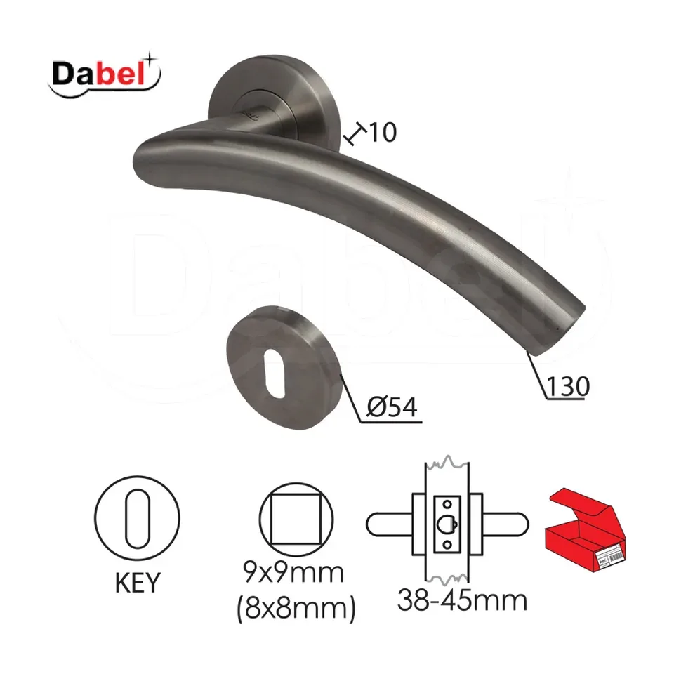 Kvaka sa rozetom Dabel Pirot inox ključ