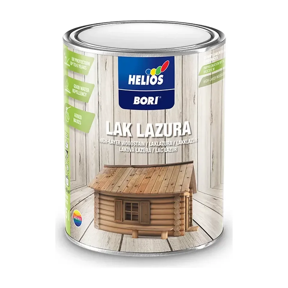 Lak lazura Helios Bori tik, 0,75 l