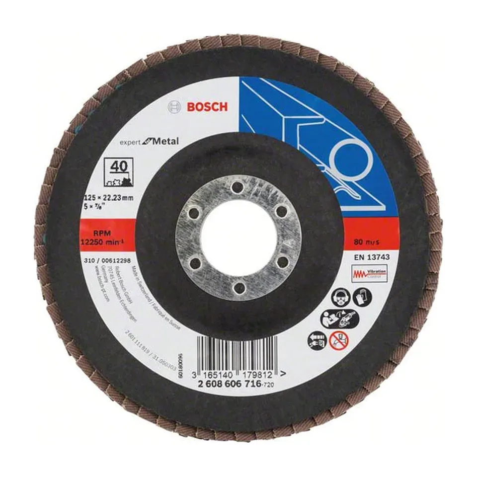 Lamelni brusni disk Bosch X551 Expert for Metal Ø125 mm, G40