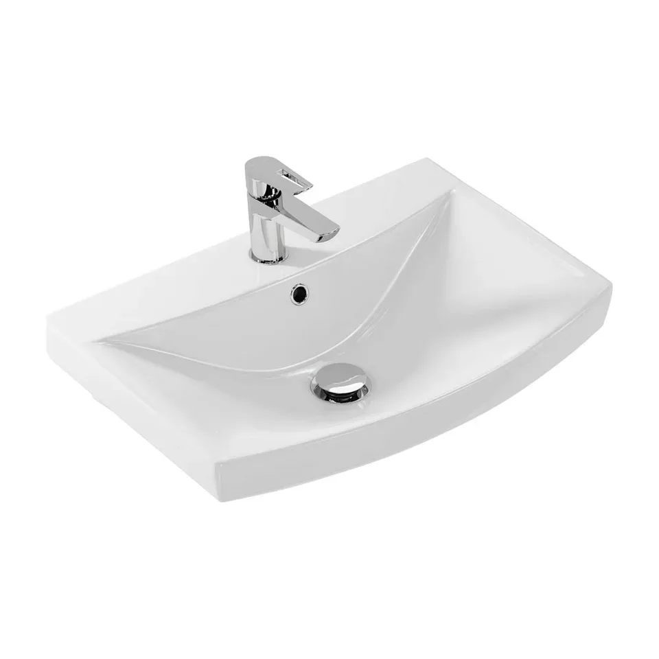 Lavabo Cersanit Carina bela 60 cm