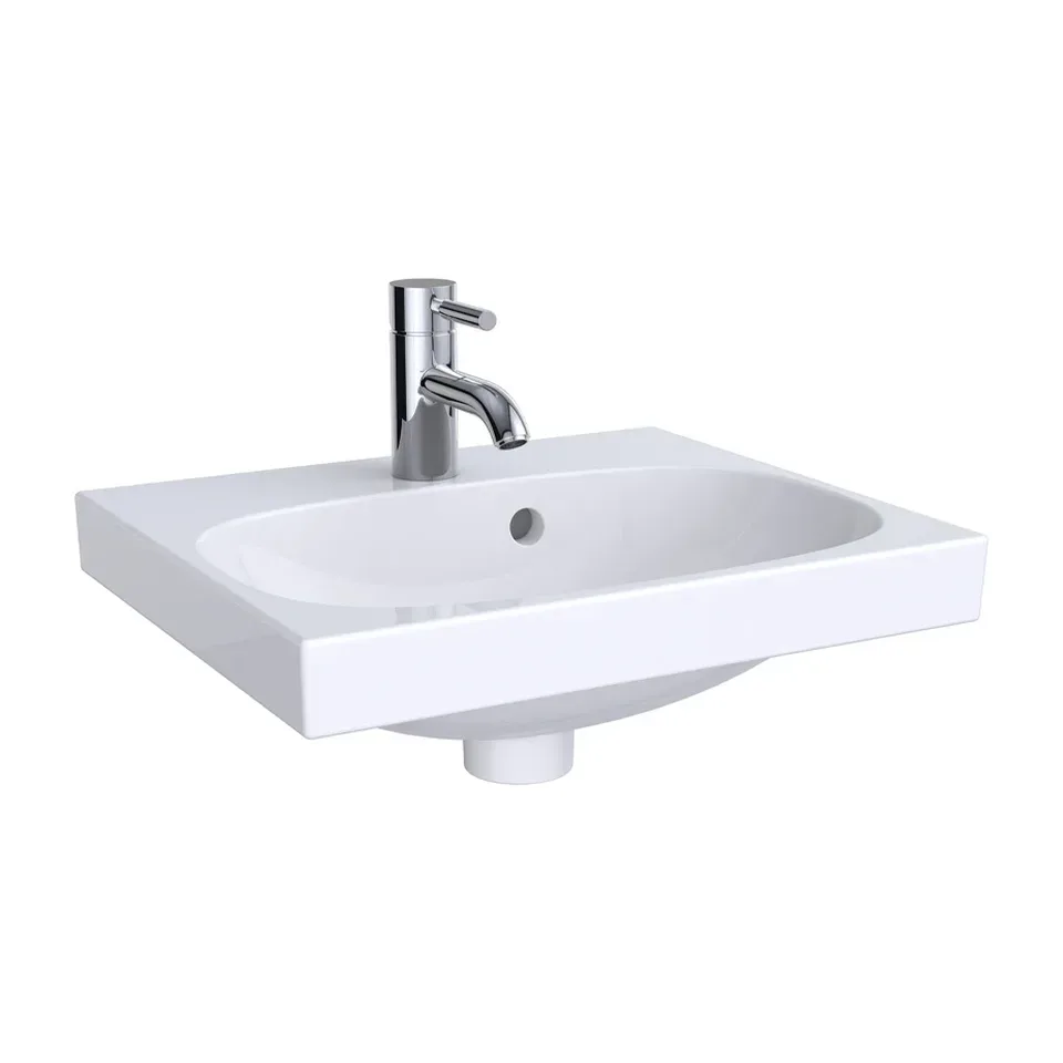 Lavabo Geberit Acanto bela 45 x 38 cm