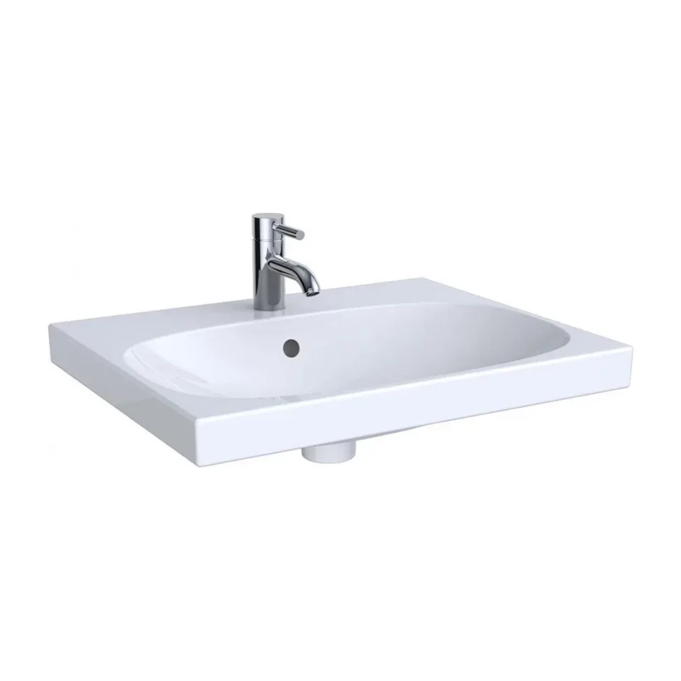 Lavabo Geberit Acanto bela 60 x 48 cm