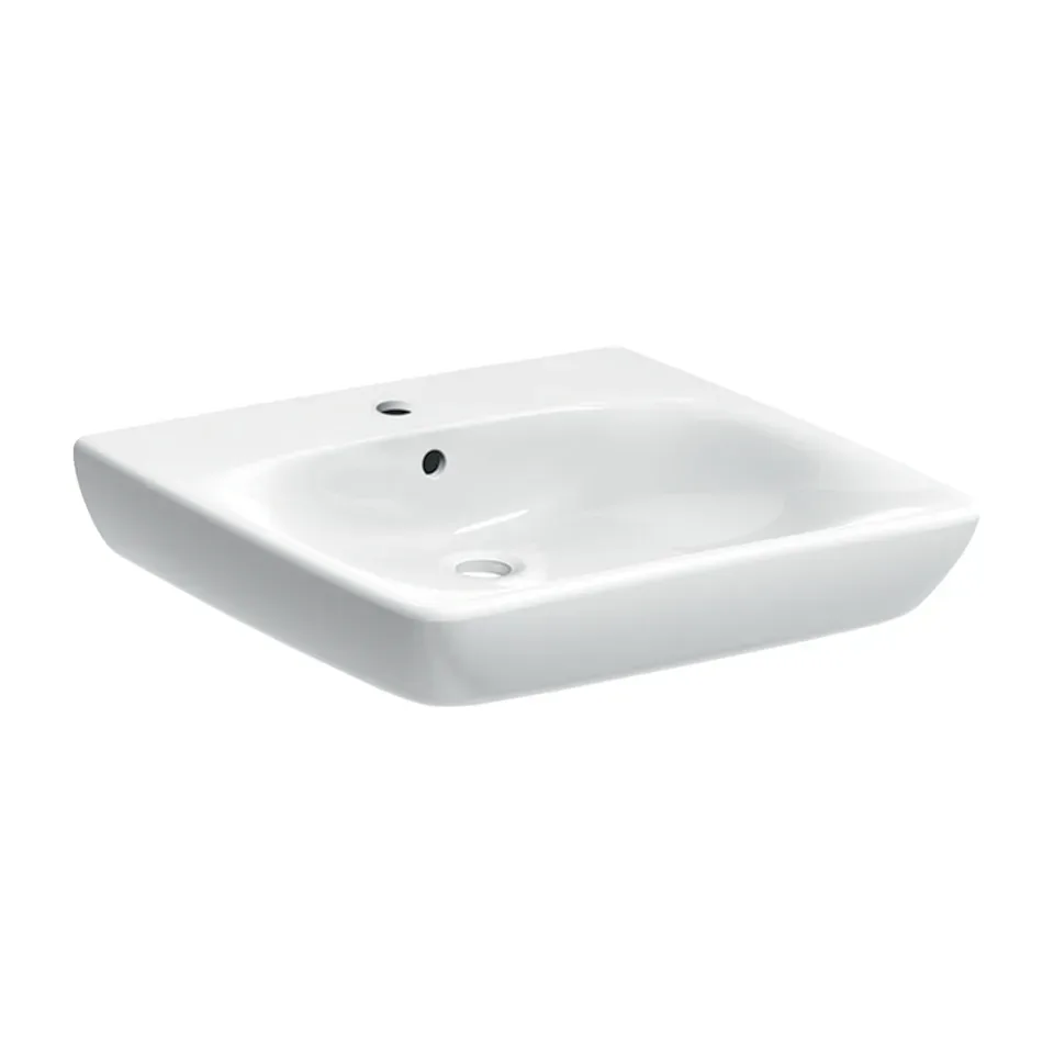 Lavabo Geberit Selnova Comfort bela za osobe sa invaliditetom, 55x55 cm
