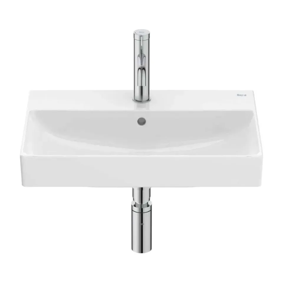Lavabo Roca Ona bela sjaj 55x36 cm