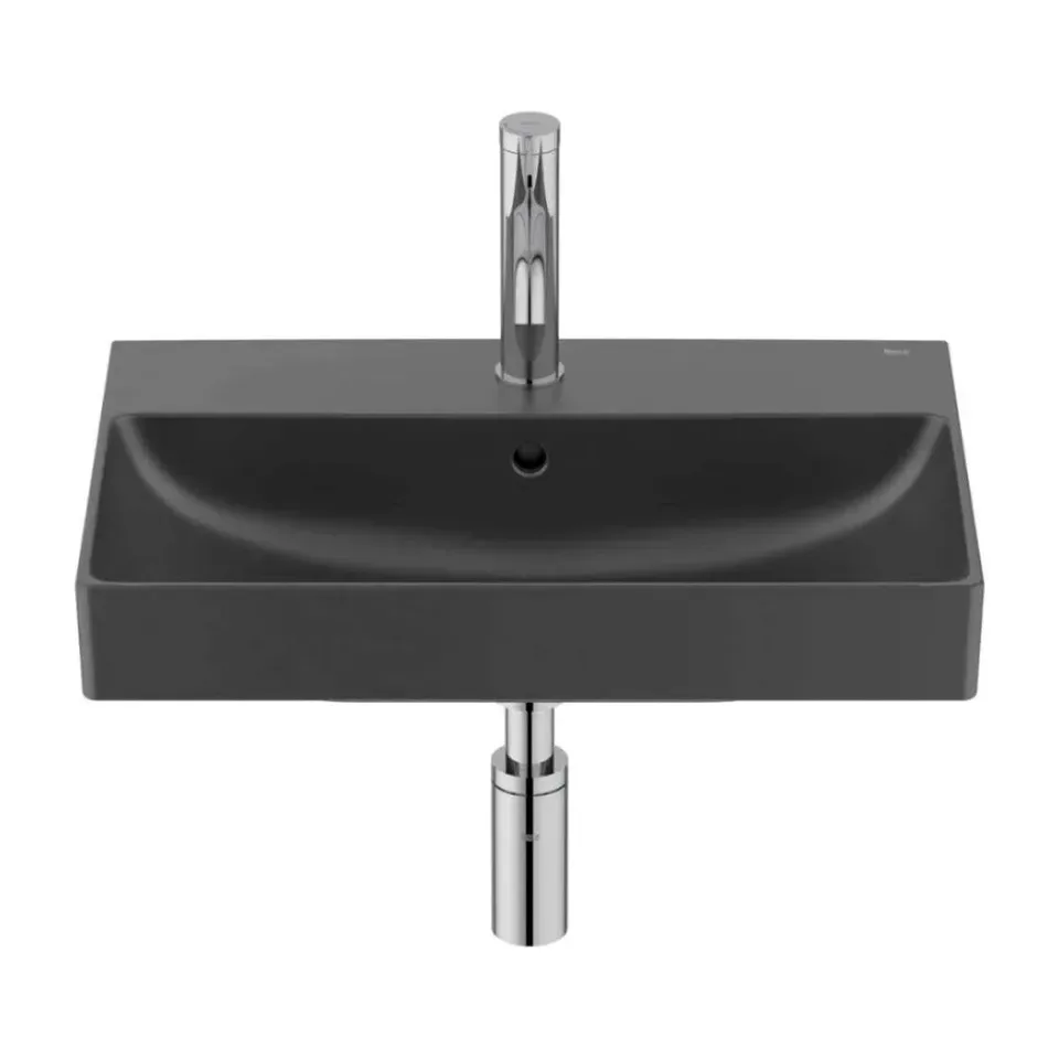 Lavabo Roca Ona crna mat 55x36 cm