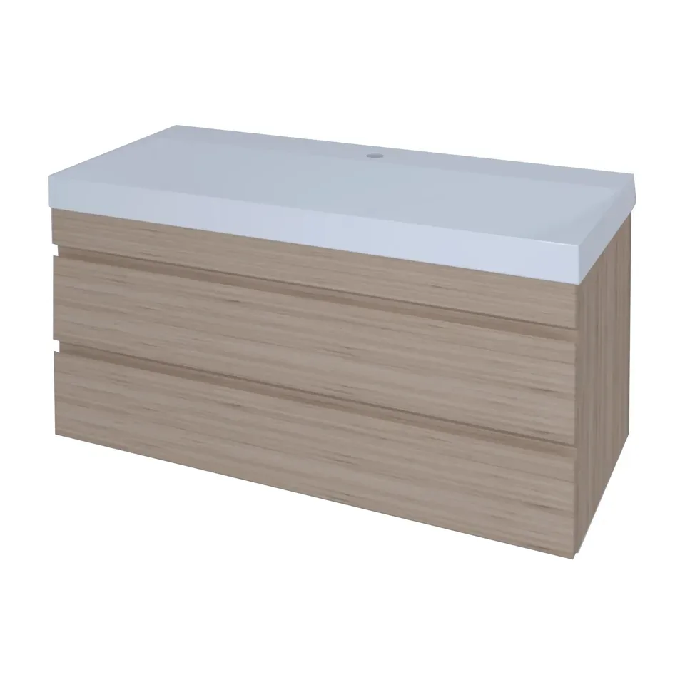Lavabo sa ormarićem Kolpa San Naomi NW natural wood 100x45x49.5 cm