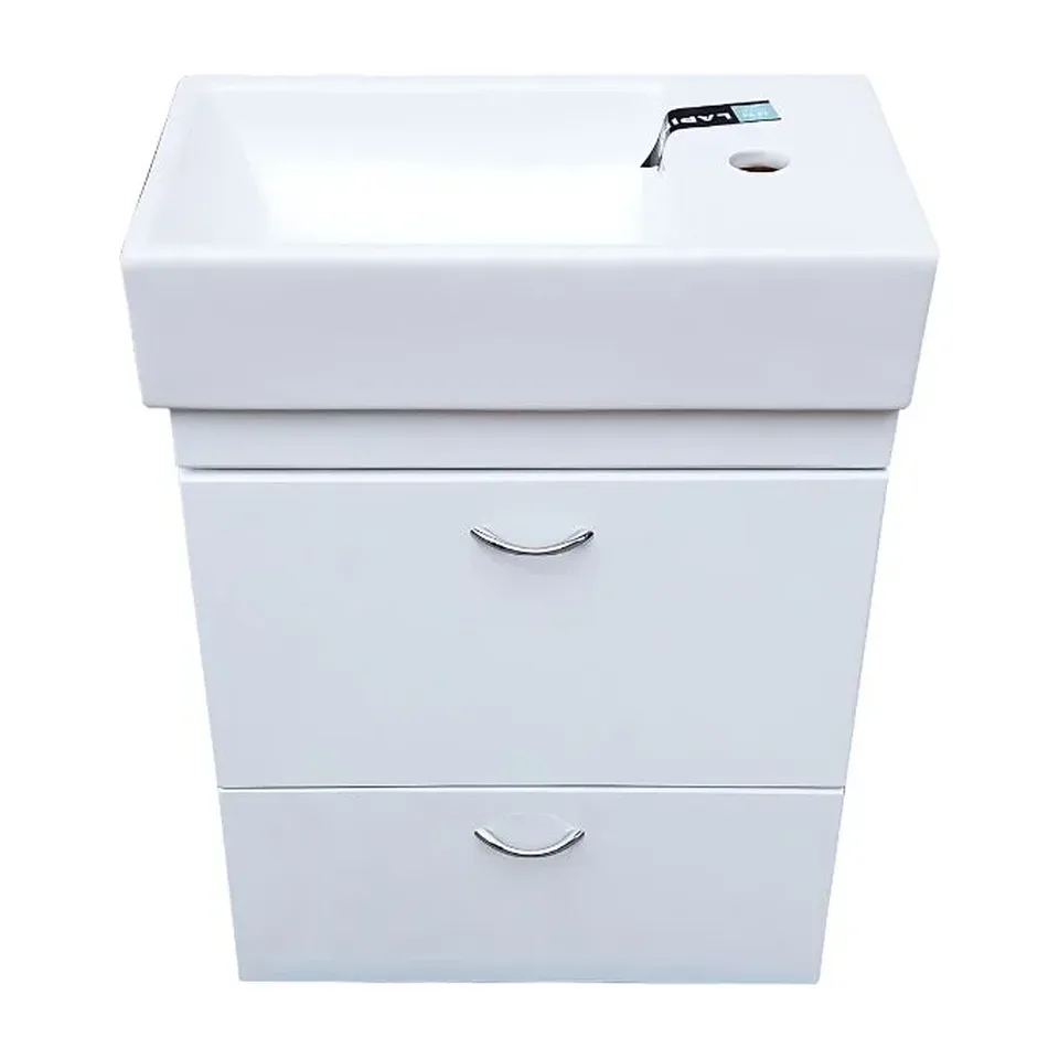 Lavabo sa ormarićem Lapino Piccolo bela konzolni