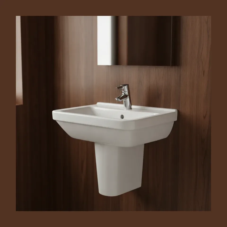Lavabo Vitra S50 bela 55 cm