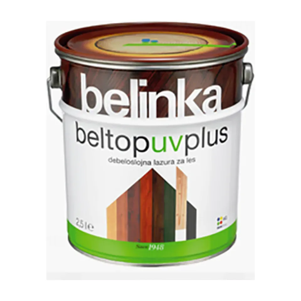 Lazura za drvo Belinka Beltop UV Plus bezbojna, 2,5 l