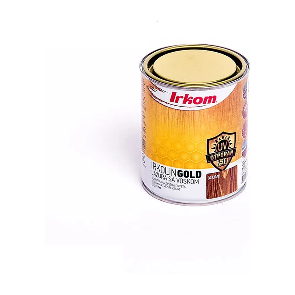 Lazura za drvo Irkom Irkolin Gold orah, 0,75 l