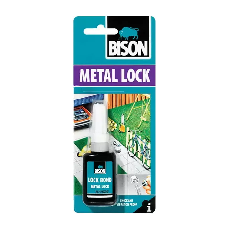 Lepak za navoje Bison Metal Lock, 10 ml
