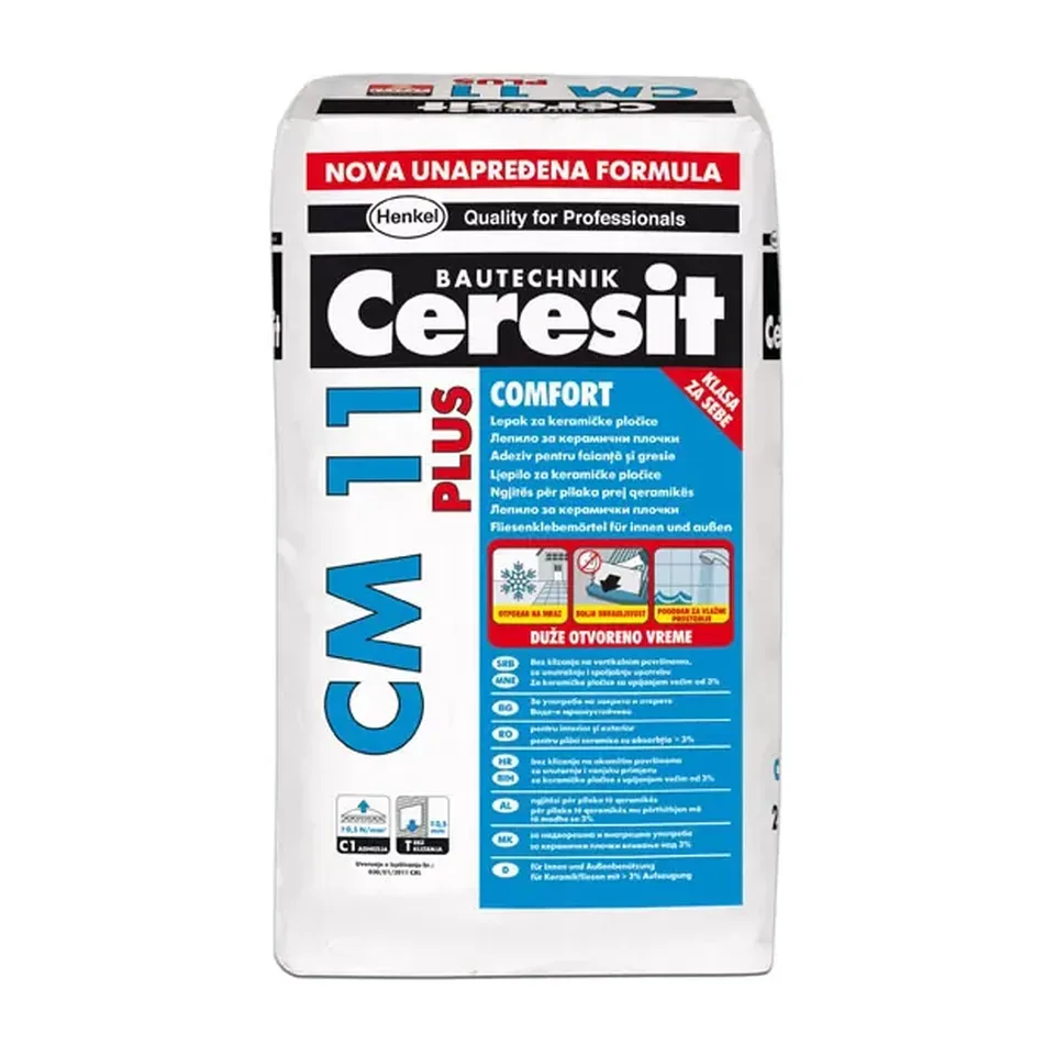 Lepak za pločice Ceresit CM 11 Plus, 25 kg