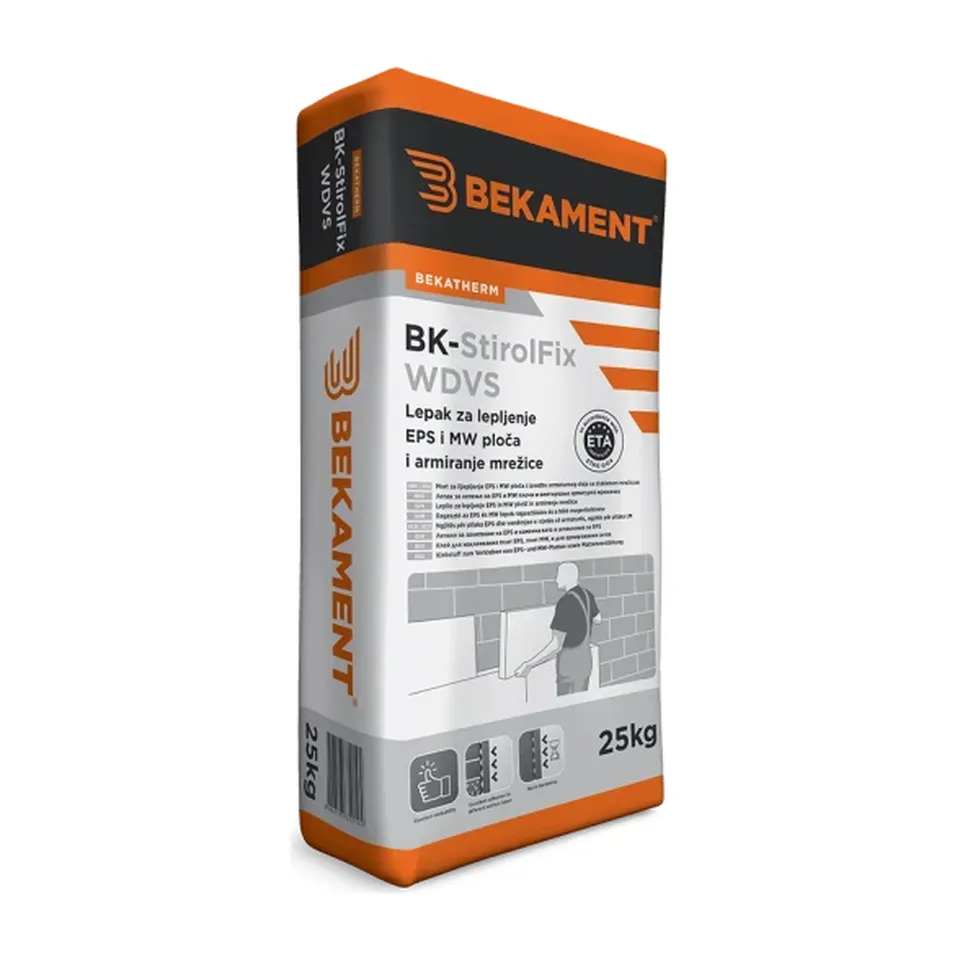 Lepak za stiropor Banja Komerc Bekament BK-StirolFix WDVS, 25 kg
