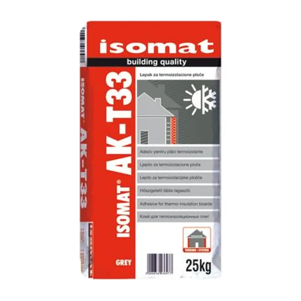 Lepak za stiropor Isomat AK-T 33 siva, 25 kg