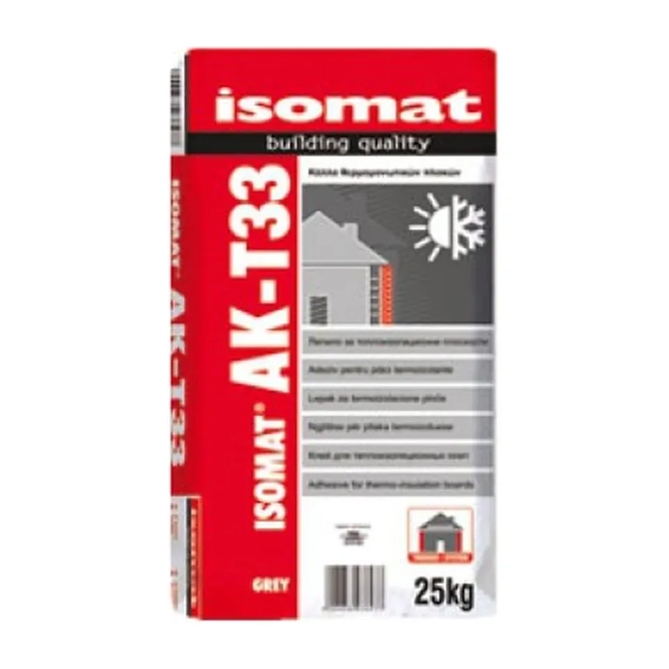 Lepak za stiropor Isomat AK-T33 siva, 25 kg