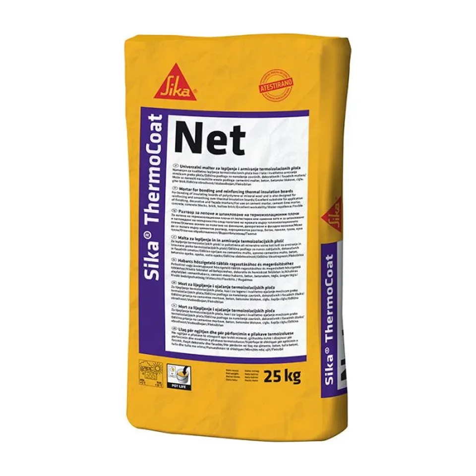 Lepak za stiropor Sika ThermoCoat Net za lepljenje i armiranje, 25 kg