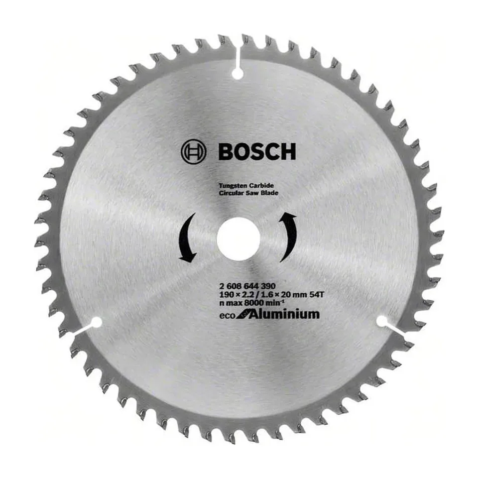 List kružne testere Bosch Eco for Aluminium 190x20 mm, 54T