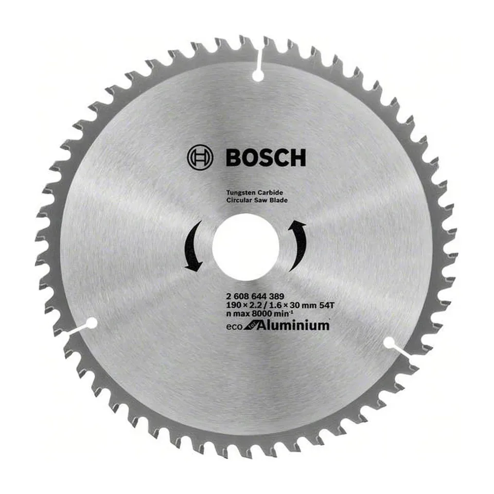 List kružne testere Bosch Eco for Aluminium 190x30 mm, 54T