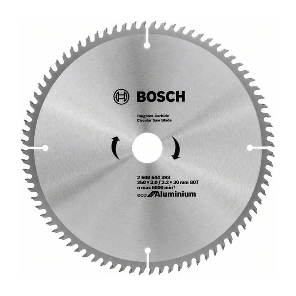 List kružne testere Bosch Eco for Aluminium 250x30 mm 80 zuba
