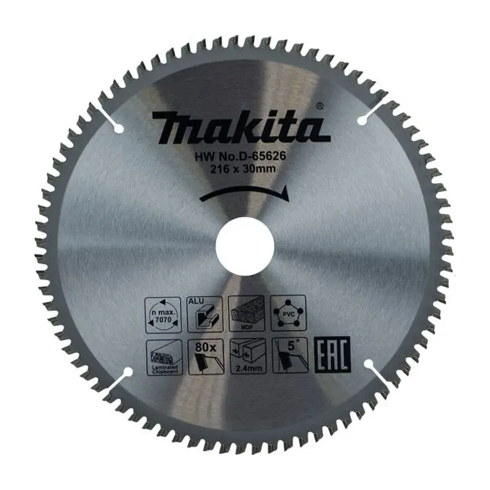 List kružne testere Makita 216x30 80Z D-65626