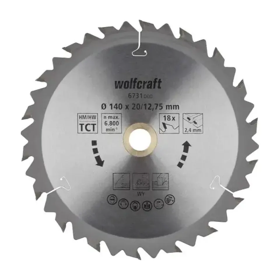 List kružne testere Wolfcraft HM Z18 140x2.4x12.75 mm 6731000