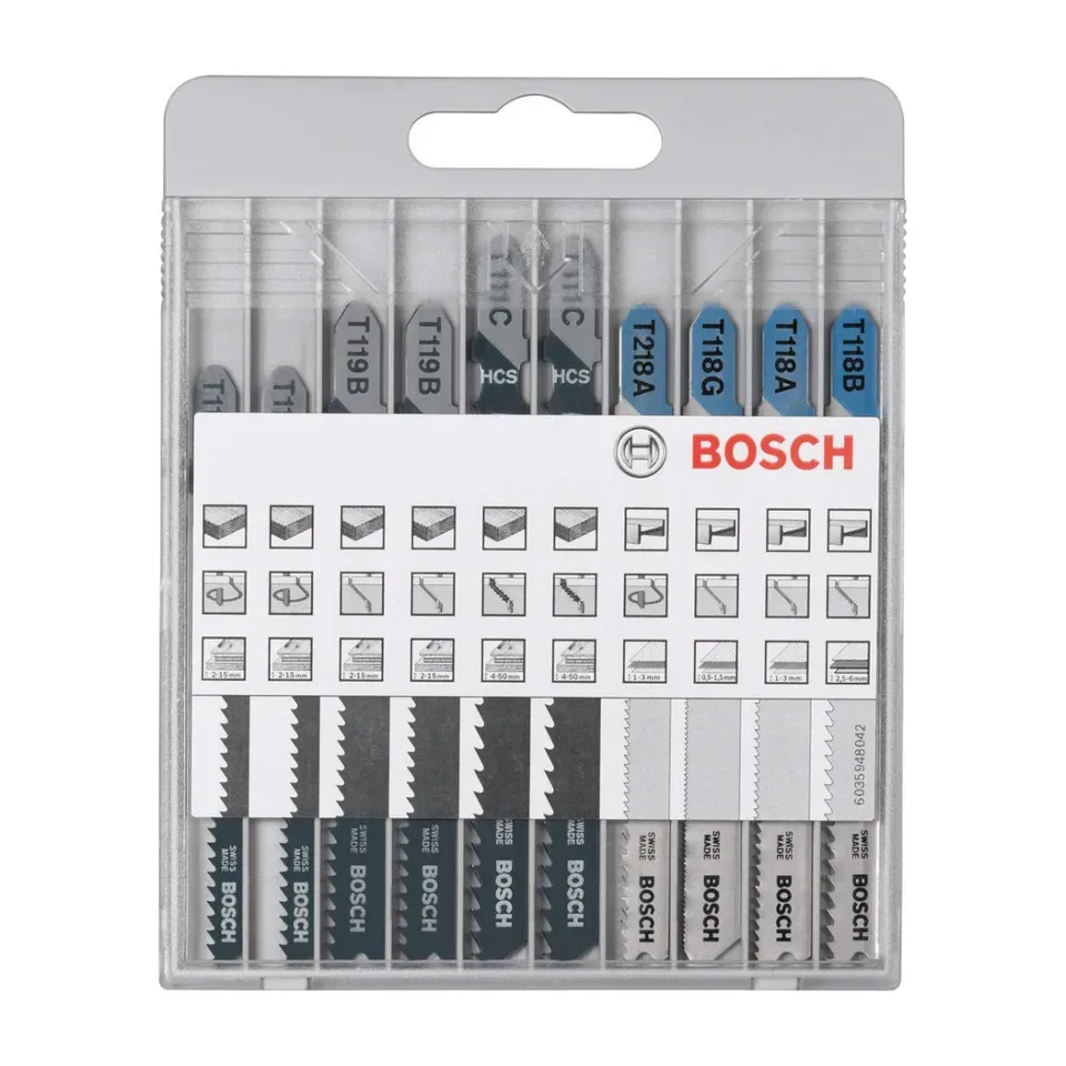 Listovi ubodne testere Bosch Basic for Metal and Wood 10-delni set, 10 kom