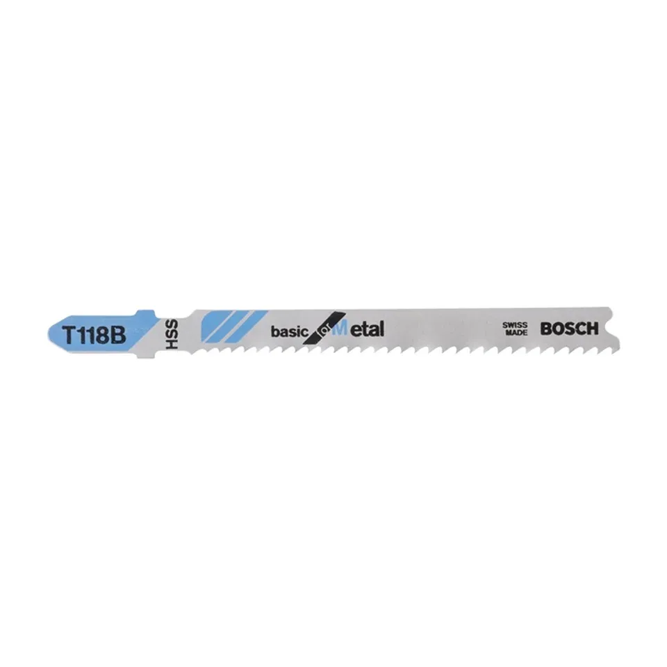 Listovi ubodne testere Bosch za metal 2,5-6 mm T118B, 5 kom
