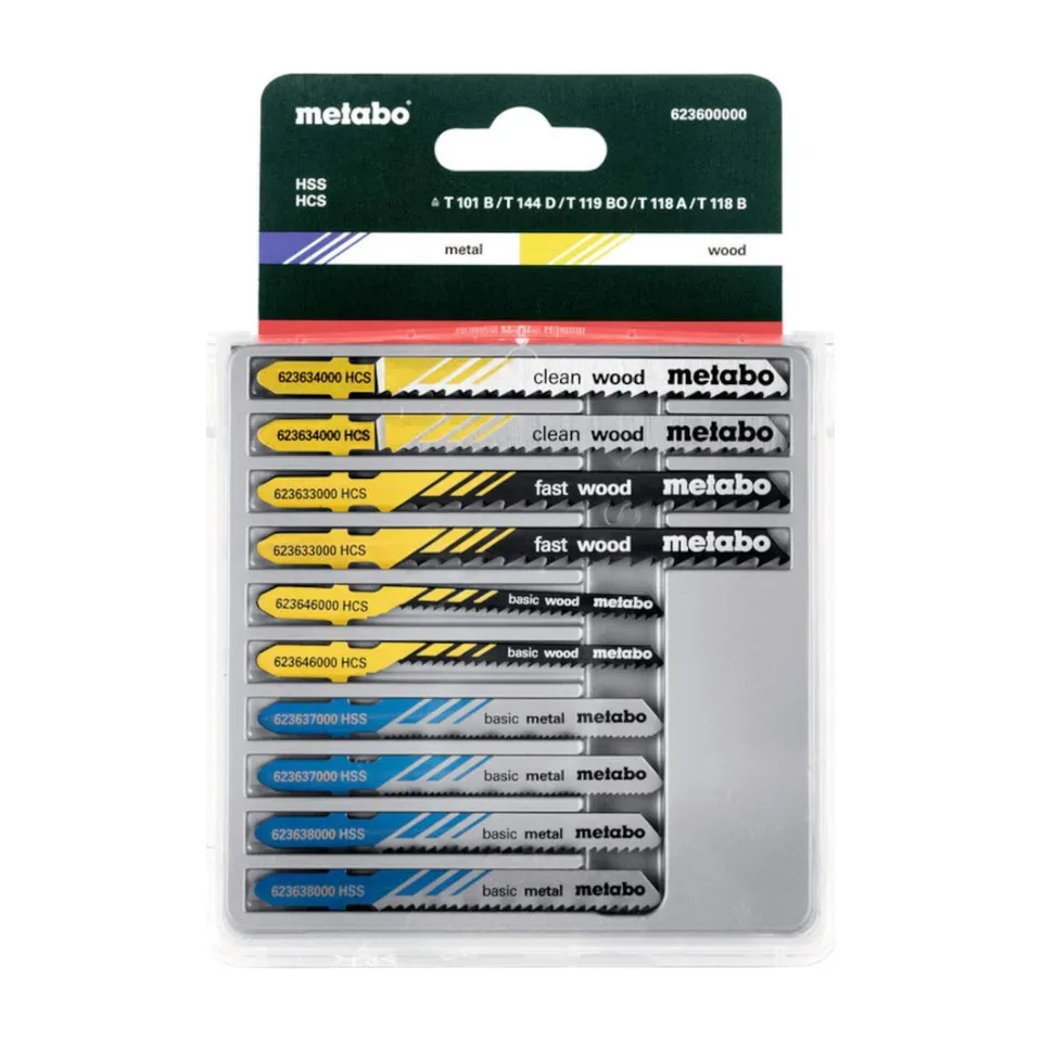 Listovi ubodne testere Metabo 10 kom 623600000, 10 kom
