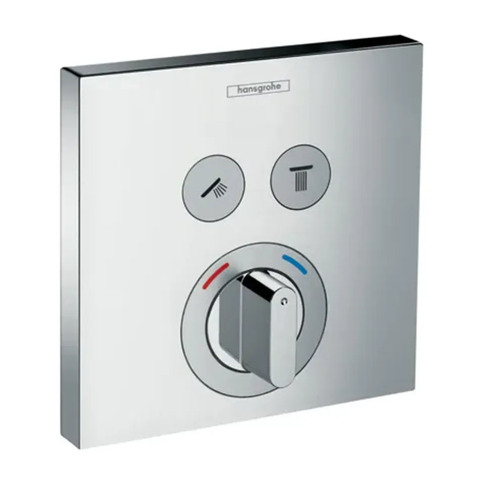 Maska za ugradnu bateriju Hansgrohe ShowerSelect 000 hrom termostat za 2 potrošača