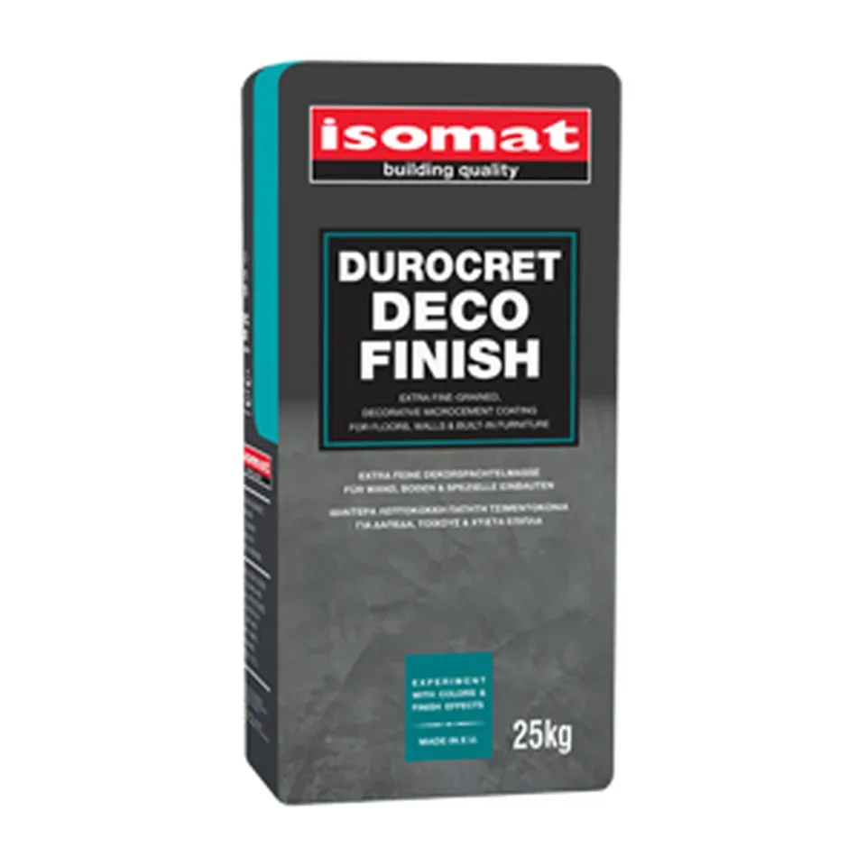 Mikrocement Isomat Durocret Deco Finish svetlo siva, 25 kg