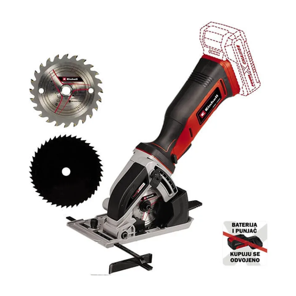 Mini kružna testera Einhell Power X-Change TE-CS 18/89 Li