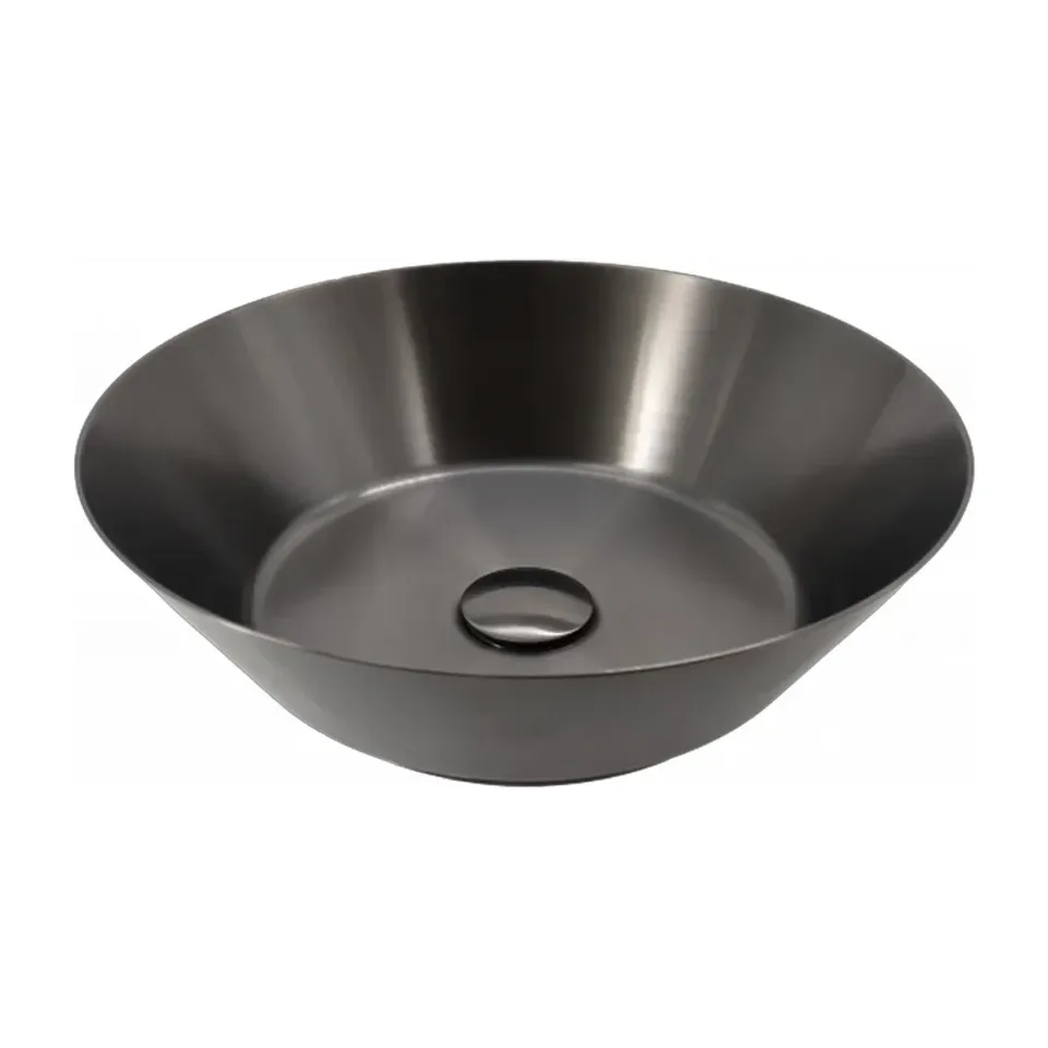 Nadgradni lavabo Copen gun metal 400x125 mm / nerđajući čelik C-15-100GM