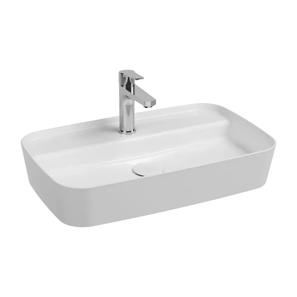 Nadgradni lavabo Isvea Peak bela 65 cm