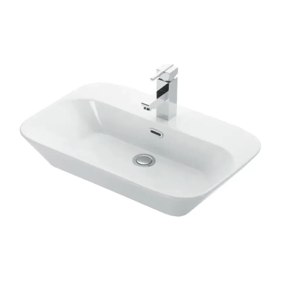 Nadgradni lavabo Lapino Drop Slim 65x45x15 cm