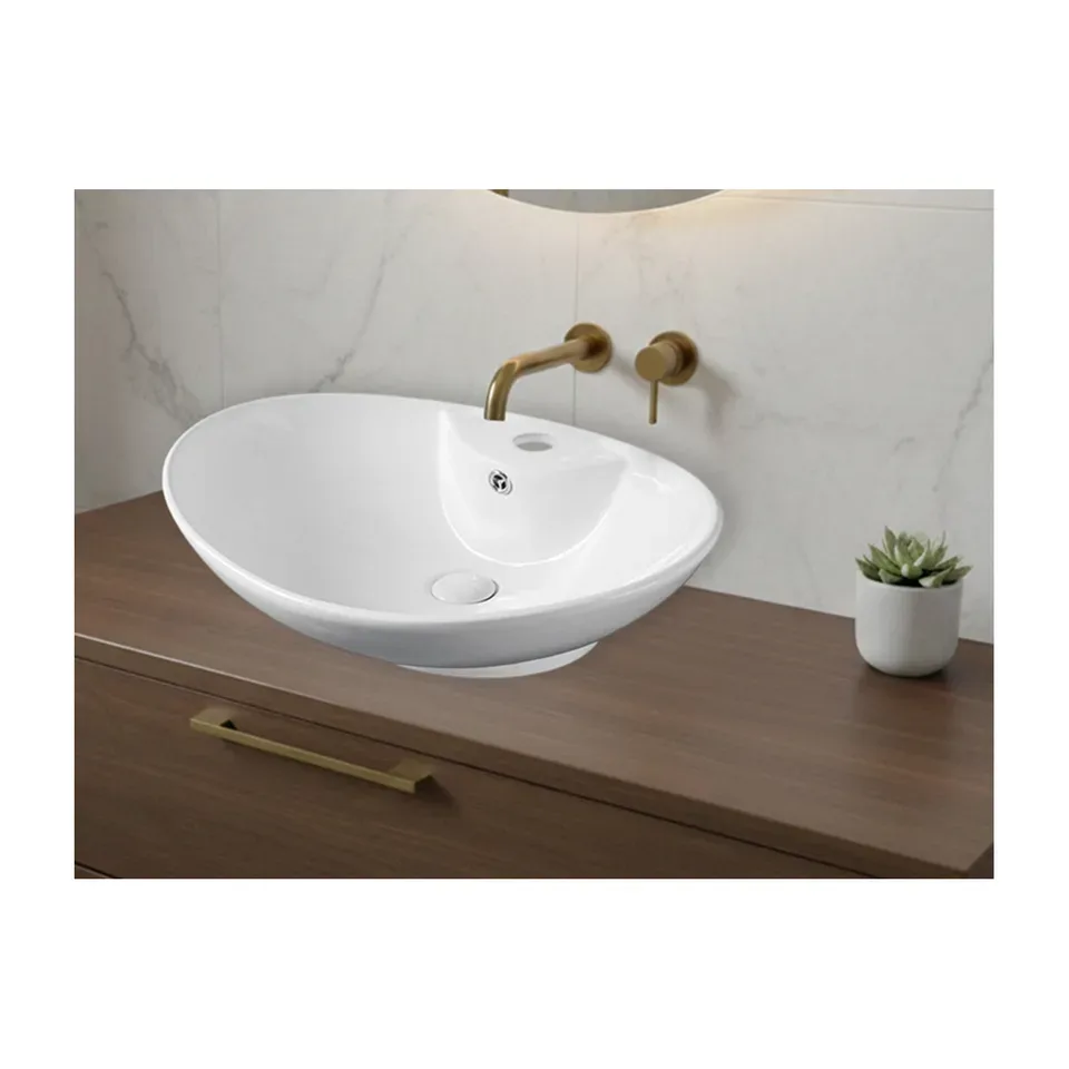 Nadgradni lavabo Linni bela 65x43.5x20 cm SEB 02