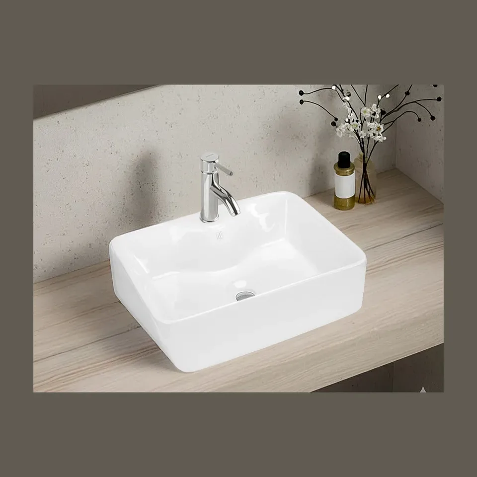 Nadgradni lavabo Linni bela SPB 01