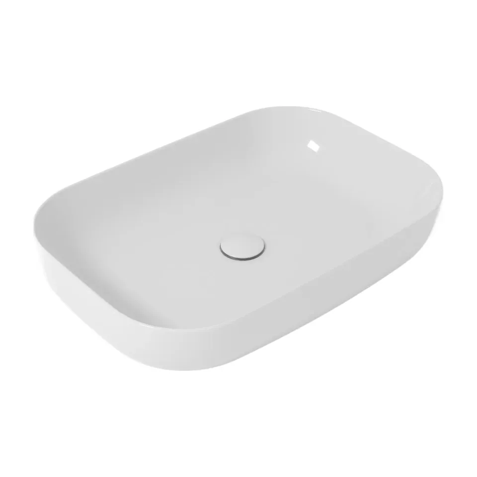 Nadgradni lavabo Olympia Metamorfosi bela 60x42