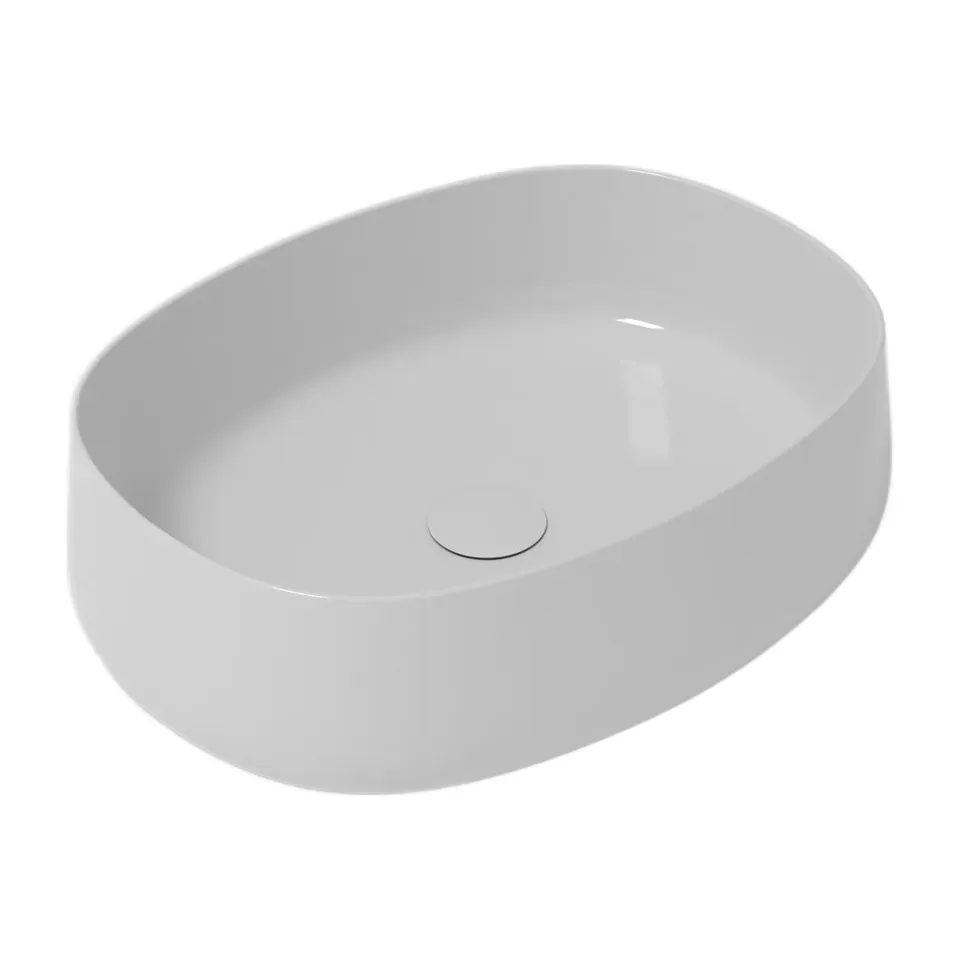 Nadgradni lavabo Olympia Wave bela 52x40 cm