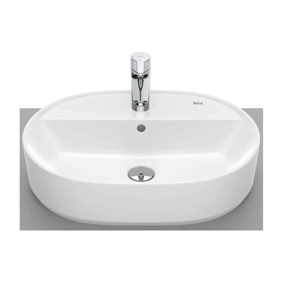 Nadgradni lavabo Roca Gap bela sjaj 55x40